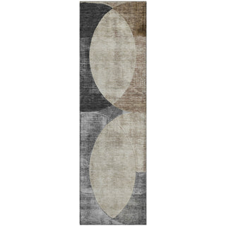 Piper Looms Mayfield Geometric AMF1140 Pewter Machine Washable Area Rug Runner Main Image