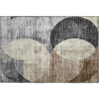 Piper Looms Mayfield Geometric AMF1140 Pewter Machine Washable Area Rug Scatter Main Image