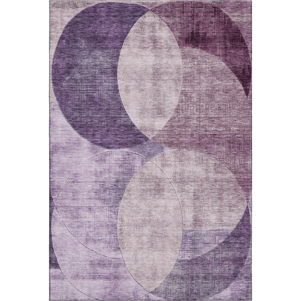 Piper Looms Mayfield Geometric AMF1140 Purple Machine Washable Area Rug main image
