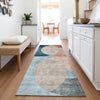 Piper Looms Mayfield Geometric AMF1140 Rust Machine Washable Area Rug Runner Lifestyle Image Feature