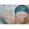 Piper Looms Mayfield Geometric AMF1140 Rust Machine Washable Area Rug Scatter Main Image