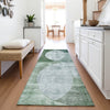 Piper Looms Mayfield Geometric AMF1140 Seafoam Machine Washable Area Rug Runner Lifestyle Image Feature