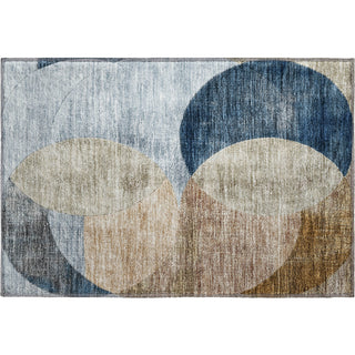 Piper Looms Mayfield Geometric AMF1140 Sky Machine Washable Area Rug Scatter Main Image
