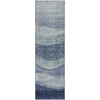 Piper Looms Mayfield Swirls AMF1141 Blue Machine Washable Area Rug Runner Main Image