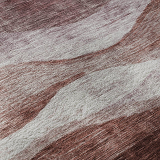 Piper Looms Mayfield Swirls AMF1141 Blush Machine Washable Area Rug Swatch Image