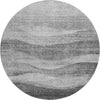 Piper Looms Mayfield Swirls AMF1141 Gray Machine Washable Area Rug Round Main Image