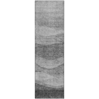 Piper Looms Mayfield Swirls AMF1141 Gray Machine Washable Area Rug Runner Main Image