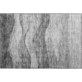 Piper Looms Mayfield Swirls AMF1141 Gray Machine Washable Area Rug Scatter Main Image