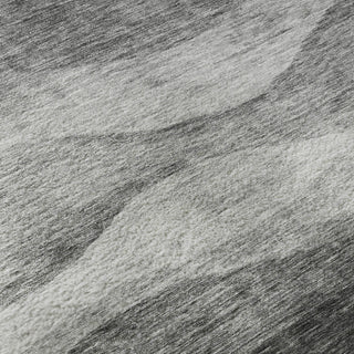 Piper Looms Mayfield Swirls AMF1141 Gray Machine Washable Area Rug Swatch Image