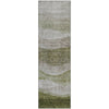 Piper Looms Mayfield Swirls AMF1141 Green Machine Washable Area Rug Runner Main Image