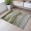 Piper Looms Mayfield Swirls AMF1141 Green Machine Washable Area Rug Scatter Lifestyle Image Feature