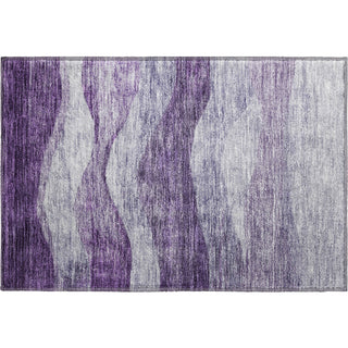 Piper Looms Mayfield Swirls AMF1141 Lavender Machine Washable Area Rug Scatter Main Image