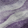 Piper Looms Mayfield Swirls AMF1141 Lavender Machine Washable Area Rug Swatch Image