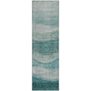 Piper Looms Mayfield Swirls AMF1141 Seafoam Machine Washable Area Rug Runner Main Image