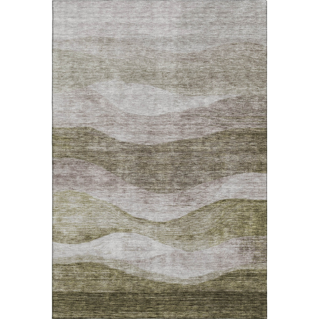 Piper Looms Mayfield Swirls AMF1141 Taupe Machine Washable Area Rug main image