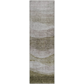 Piper Looms Mayfield Swirls AMF1141 Taupe Machine Washable Area Rug Runner Main Image