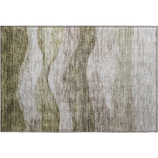 Piper Looms Mayfield Swirls AMF1141 Taupe Machine Washable Area Rug Scatter Main Image