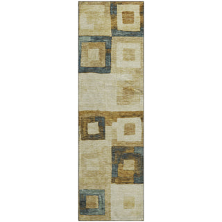 Piper Looms Mayfield Geometric AMF1142 Beige Machine Washable Area Rug Runner Main Image