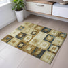 Piper Looms Mayfield Geometric AMF1142 Beige Machine Washable Area Rug Scatter Lifestyle Image Feature