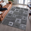Piper Looms Mayfield Geometric AMF1142 Black Machine Washable Area Rug Lifestyle Image Feature