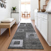 Piper Looms Mayfield Geometric AMF1142 Black Machine Washable Area Rug Runner Lifestyle Image Feature