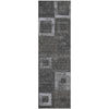 Piper Looms Mayfield Geometric AMF1142 Black Machine Washable Area Rug Runner Main Image
