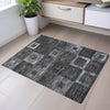 Piper Looms Mayfield Geometric AMF1142 Black Machine Washable Area Rug Scatter Lifestyle Image Feature