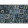 Piper Looms Mayfield Geometric AMF1142 Blue Machine Washable Area Rug Scatter Main Image