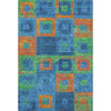 Piper Looms Mayfield Geometric AMF1142 Denim Machine Washable Area Rug main image