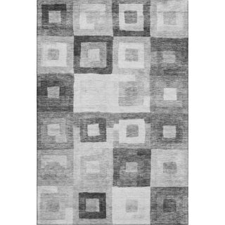 Piper Looms Mayfield Geometric AMF1142 Gray Machine Washable Area Rug main image