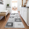 Piper Looms Mayfield Geometric AMF1142 Gray Machine Washable Area Rug Runner Lifestyle Image Feature