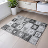 Piper Looms Mayfield Geometric AMF1142 Gray Machine Washable Area Rug Scatter Lifestyle Image Feature