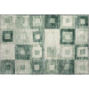 Piper Looms Mayfield Geometric AMF1142 Green Machine Washable Area Rug Scatter Main Image