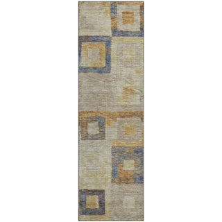 Piper Looms Mayfield Geometric AMF1142 Linen Machine Washable Area Rug Runner Main Image