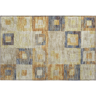 Piper Looms Mayfield Geometric AMF1142 Linen Machine Washable Area Rug Scatter Main Image