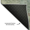 Piper Looms Mayfield Geometric AMF1142 Sage Machine Washable Area Rug Backing Image