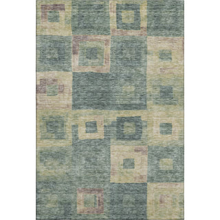 Piper Looms Mayfield Geometric AMF1142 Sage Machine Washable Area Rug main image