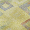 Piper Looms Mayfield Geometric AMF1142 Yellow Machine Washable Area Rug Swatch Image