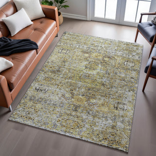 Piper Looms Mayfield Global AMF1143 Aloe Machine Washable Area Rug Lifestyle Image Feature