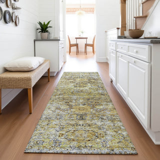 Piper Looms Mayfield Global AMF1143 Aloe Machine Washable Area Rug Runner Lifestyle Image Feature