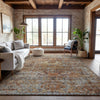 Piper Looms Mayfield Global AMF1143 Coral Machine Washable Area Rug Lifestyle Image Feature