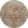 Piper Looms Mayfield Global AMF1143 Coral Machine Washable Area Rug Round Main Image