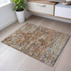 Piper Looms Mayfield Global AMF1143 Coral Machine Washable Area Rug Scatter Lifestyle Image Feature