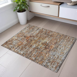 Piper Looms Mayfield Global AMF1143 Coral Machine Washable Area Rug Scatter Lifestyle Image Feature