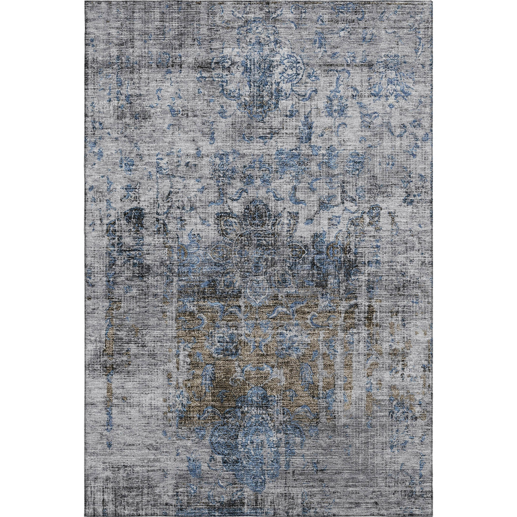 Piper Looms Mayfield Global AMF1144 Blue Machine Washable Area Rug main image