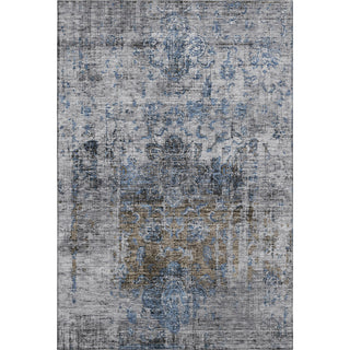 Piper Looms Mayfield Global AMF1144 Blue Machine Washable Area Rug main image
