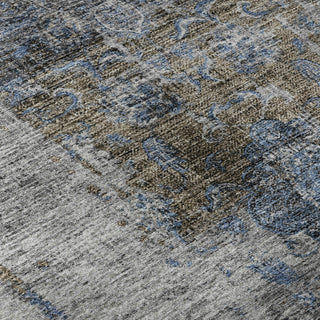 Piper Looms Mayfield Global AMF1144 Blue Machine Washable Area Rug Swatch Image