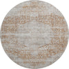 Piper Looms Mayfield Global AMF1144 Copper Machine Washable Area Rug Round Main Image