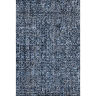 Piper Looms Mayfield Damask AMF1145 Blue Machine Washable Area Rug main image
