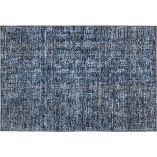 Piper Looms Mayfield Damask AMF1145 Blue Machine Washable Area Rug Scatter Main Image